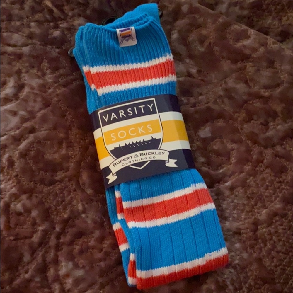 Rupert and Buckley Striped Varsity Sock